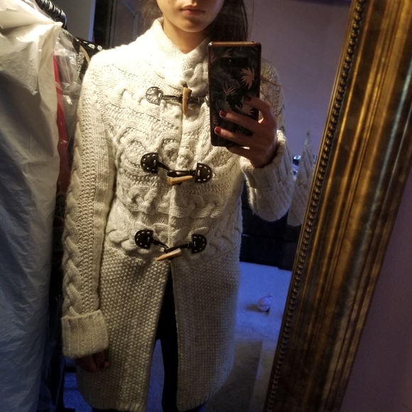 Loft Cream Long Jacket - Picture 10 of 10